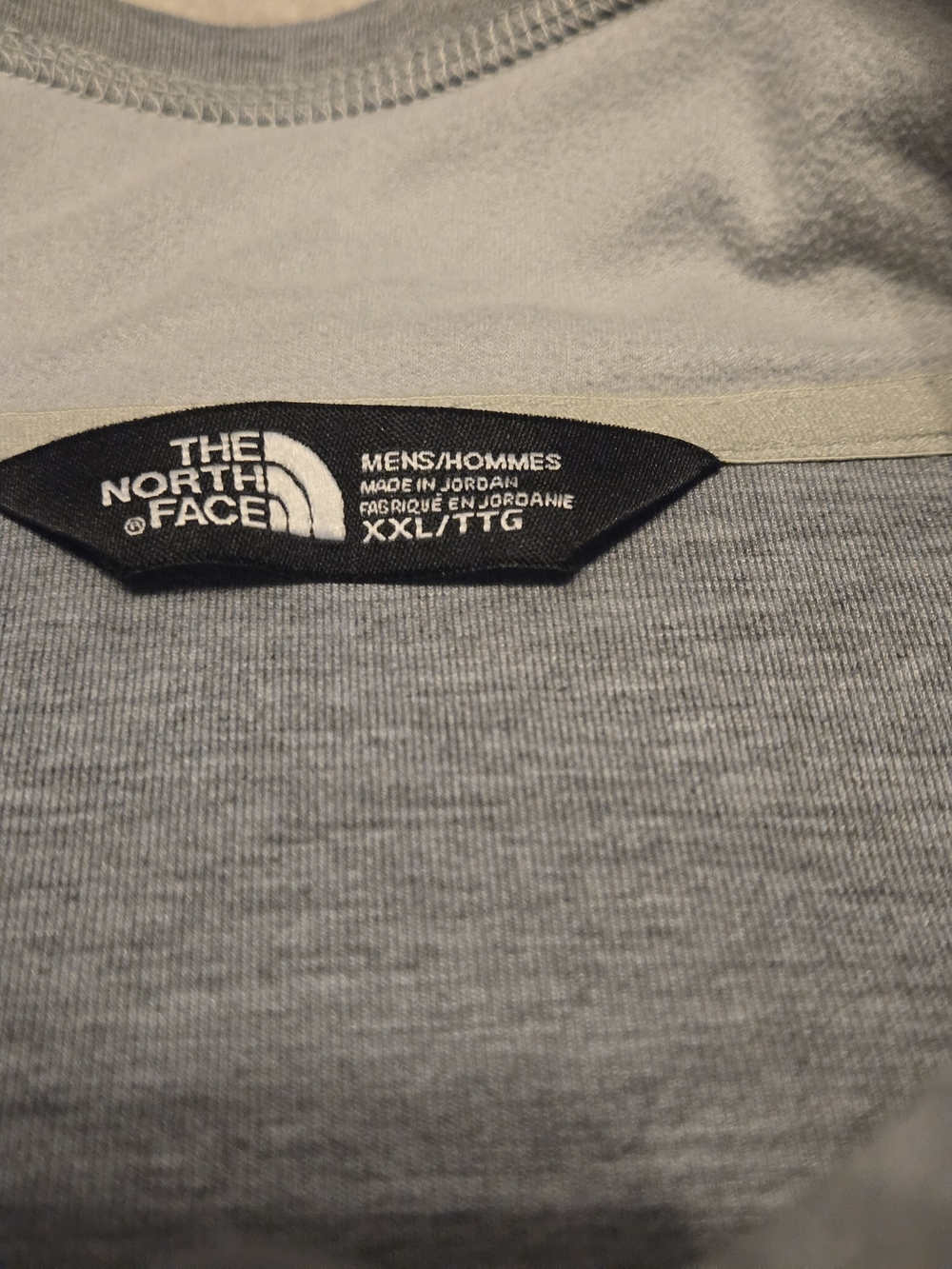 XXL Men's Gray North Face Full-Zip Jacket - Picture 3 of 6